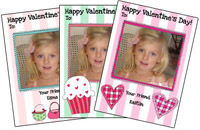 Starfish Art Photo Valentine's Day Cards - Girl Combo